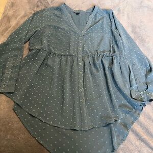 Torrid Women’s Dress Top grayish blue size 0